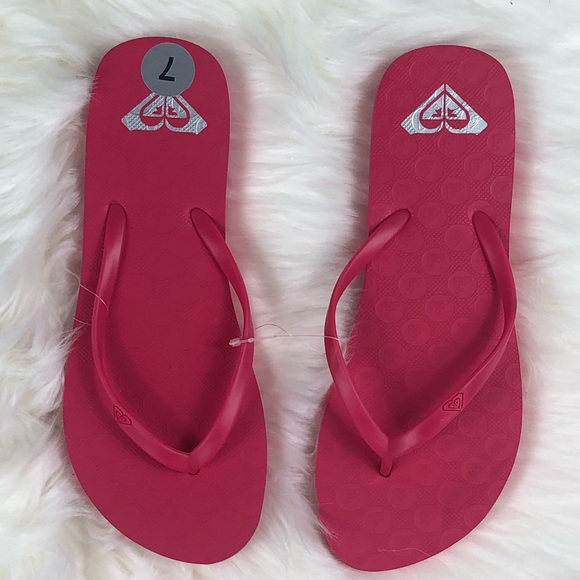 New Roxy Pink Flip Flops - Picture 5 of 5